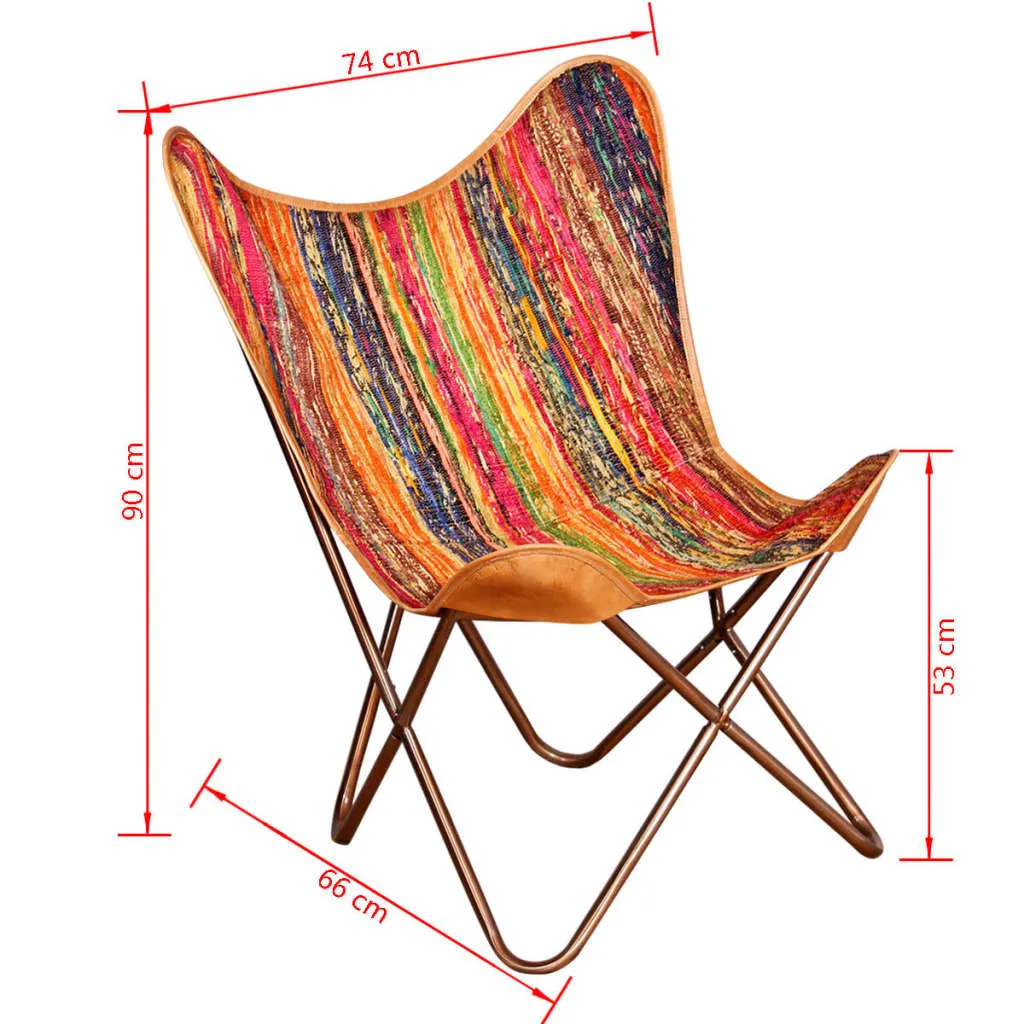 Chair Living Room Chair with Powder Coated Iron Frame Real Leather