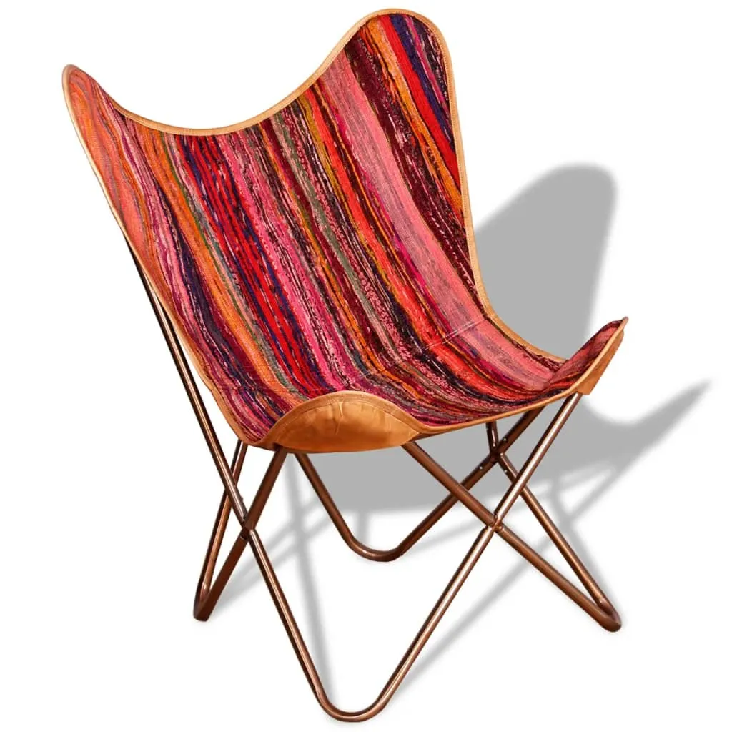 Chair Living Room Chair with Powder Coated Iron Frame Real Leather