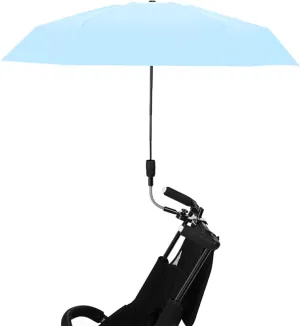 Chair Umbrella with Clamp, Adjustable Umbrella for Chair, Stroller Umbrella Parasol, Waterproof Umbrella for Beach Chair, Wheelchair, Stroller, Camping Chair