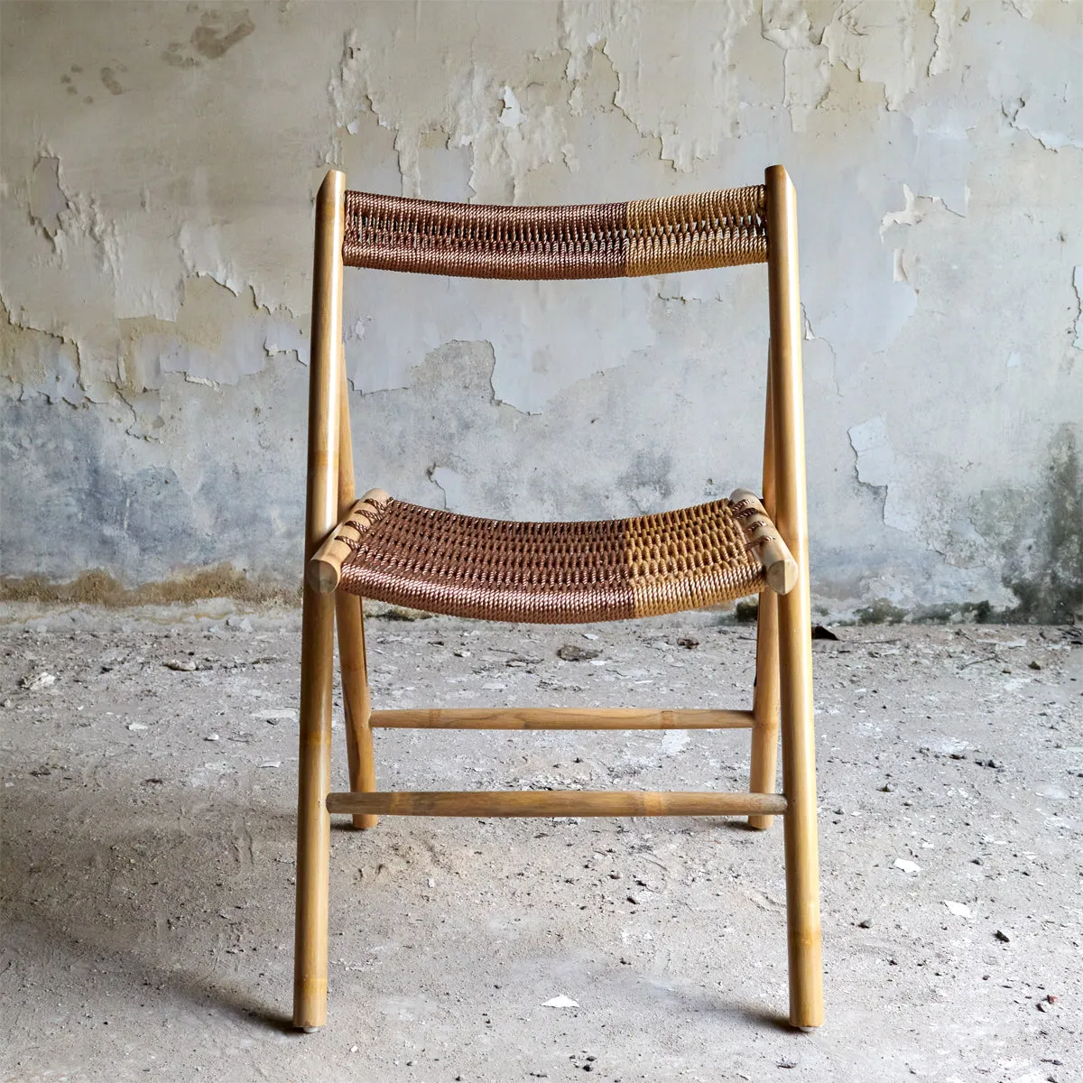 CHAMFER CHAIR NATURAL - DARK BROWN