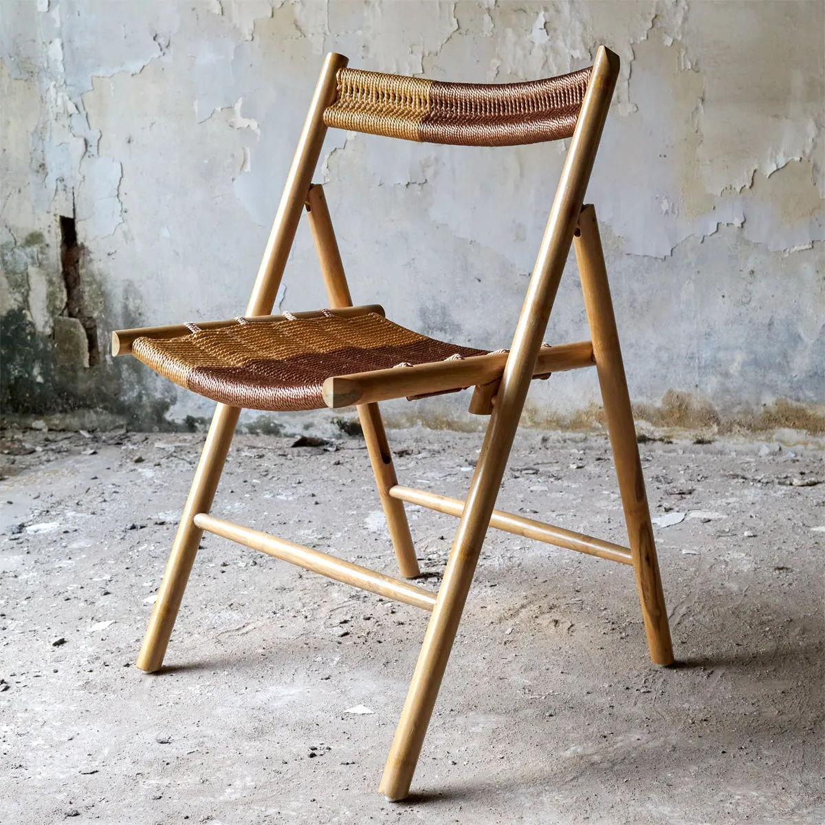 CHAMFER CHAIR NATURAL - DARK BROWN