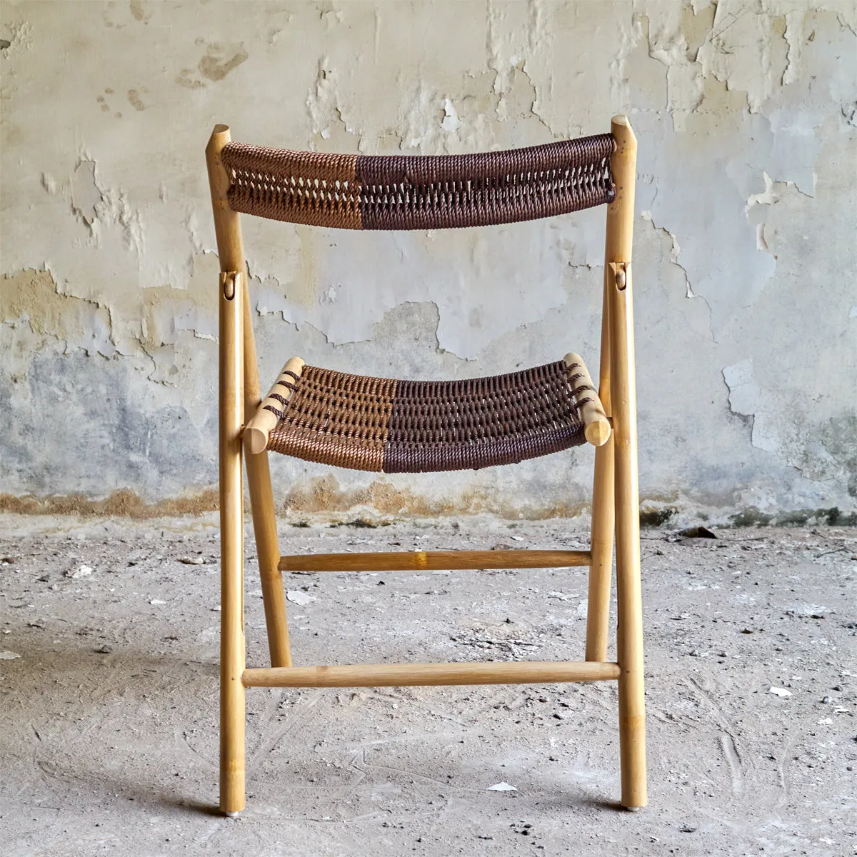 CHAMFER CHAIR NATURAL - DARK BROWN