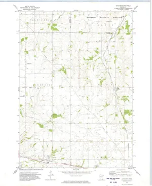 Chester MN topo map, 1:24000 Scale, 7.5 X 7.5 Minute, Historical, 1972, Updated 1975, 27.23 x 21.53 in