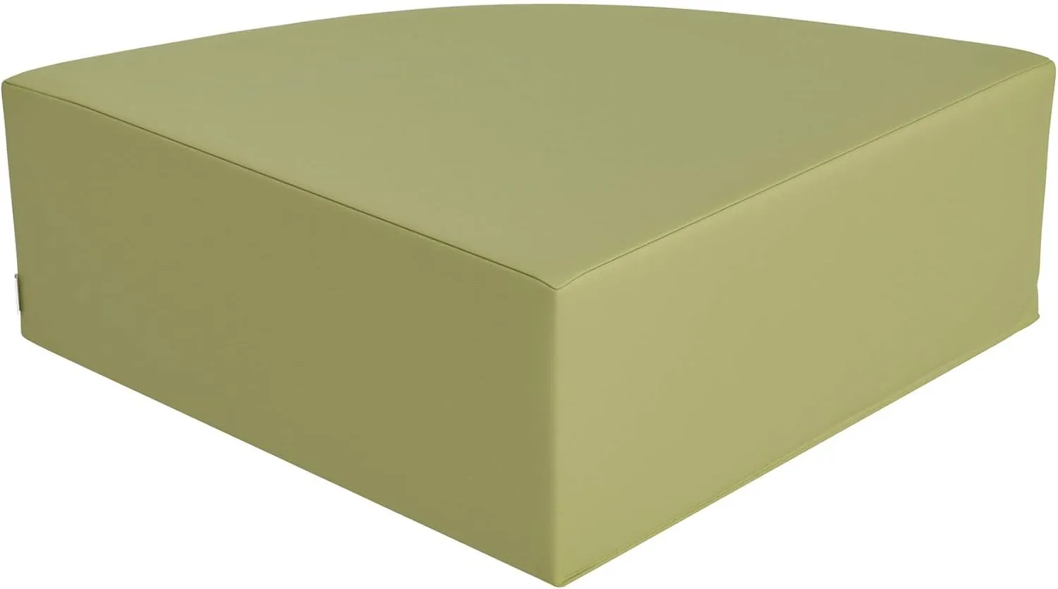 Children's Factory Medium Corner Ottoman, Mix-and-Match Kids Chairs, Sofas, Corner Ottomans and Cubes, Foam-Filled and Water-Resistant, Flexible Seating for Classroom Elementary, Fern