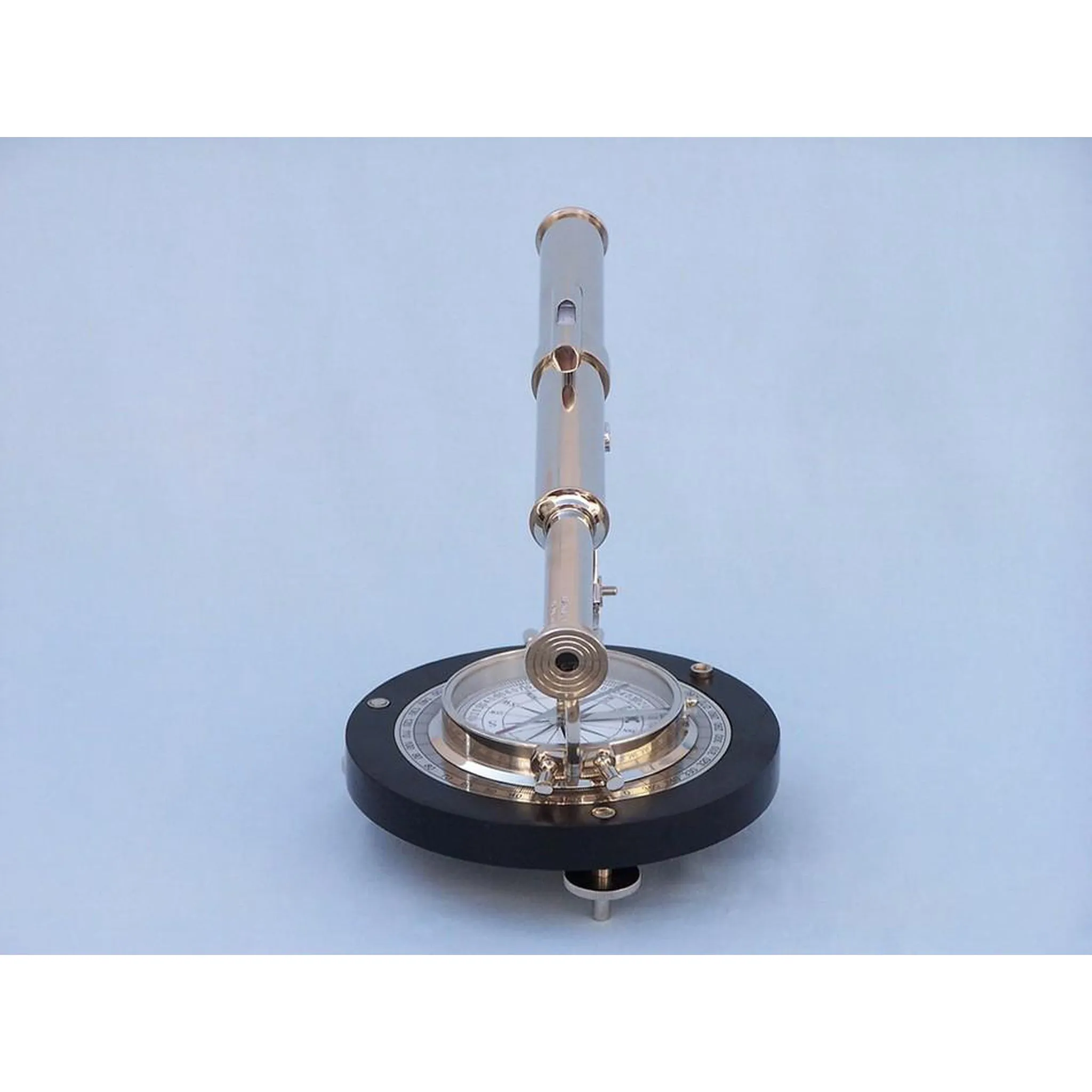 Chrome Alidade Compass 14"