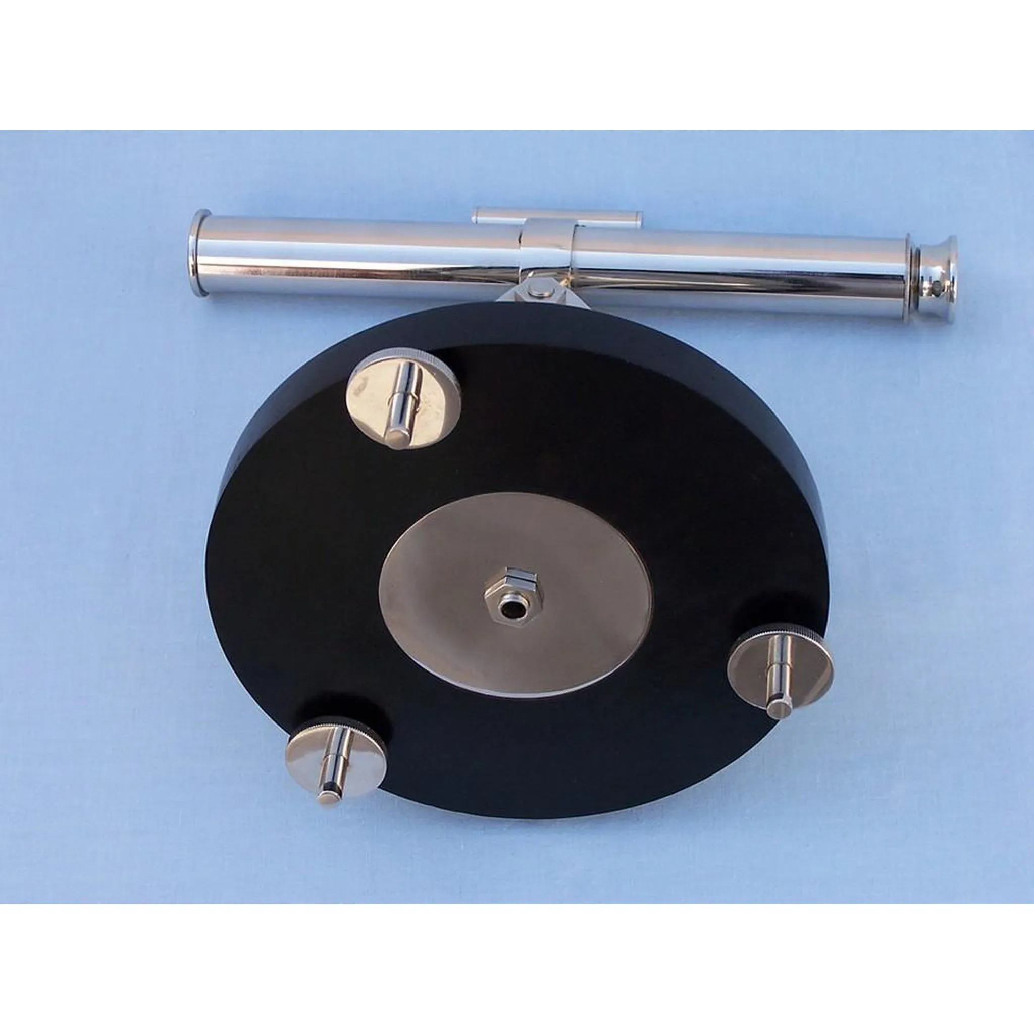 Chrome Alidade Compass 14"