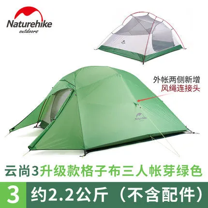 Cloud Person Winter Ultralight Hike Nature Man 3-4 Series Person 1 Camp Equipment 2 Updated Tent Customizable Plug-and-play Outdoor Naturehike 2 Camping Up