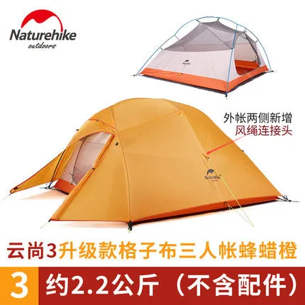 Cloud Person Winter Ultralight Hike Nature Man 3-4 Series Person 1 Camp Equipment 2 Updated Tent Customizable Plug-and-play Outdoor Naturehike 2 Camping Up
