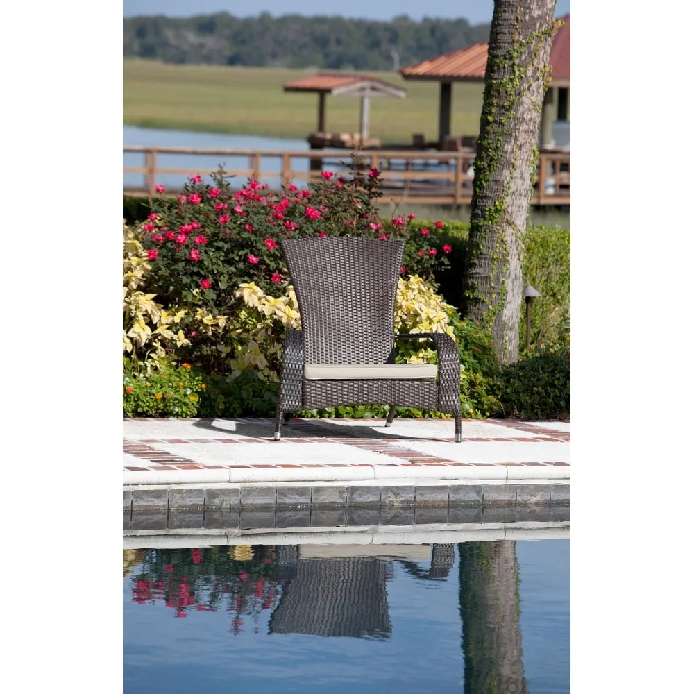 Coconino All Weather Wicker Outdoor Lounge Chair - Beige