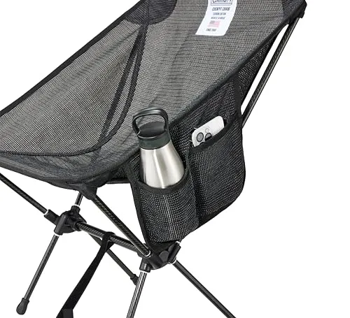 Coleman Cockpit Chair Carbon Edition Lightweight Outdoor Camping Platinum Black