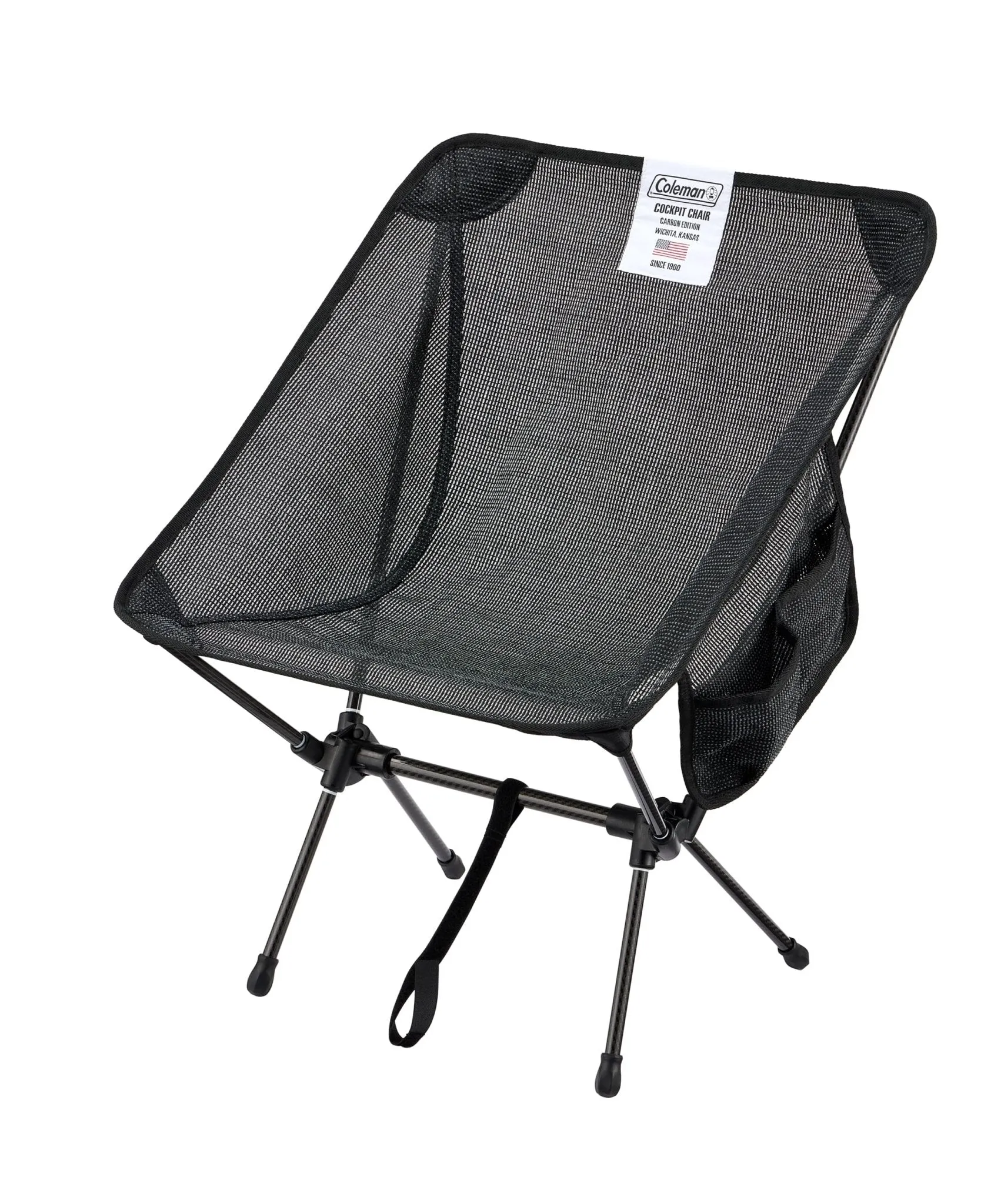 Coleman Cockpit Chair Carbon Edition Lightweight Outdoor Camping Platinum Black