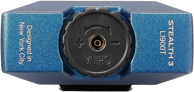Colibri Stealth Triple Jet Flame Butane Lighter, Windproof & Refillable, Cigar Enthusiast's Choice with Blue Fuel Window and Adjustable Flame (Blue   Black)