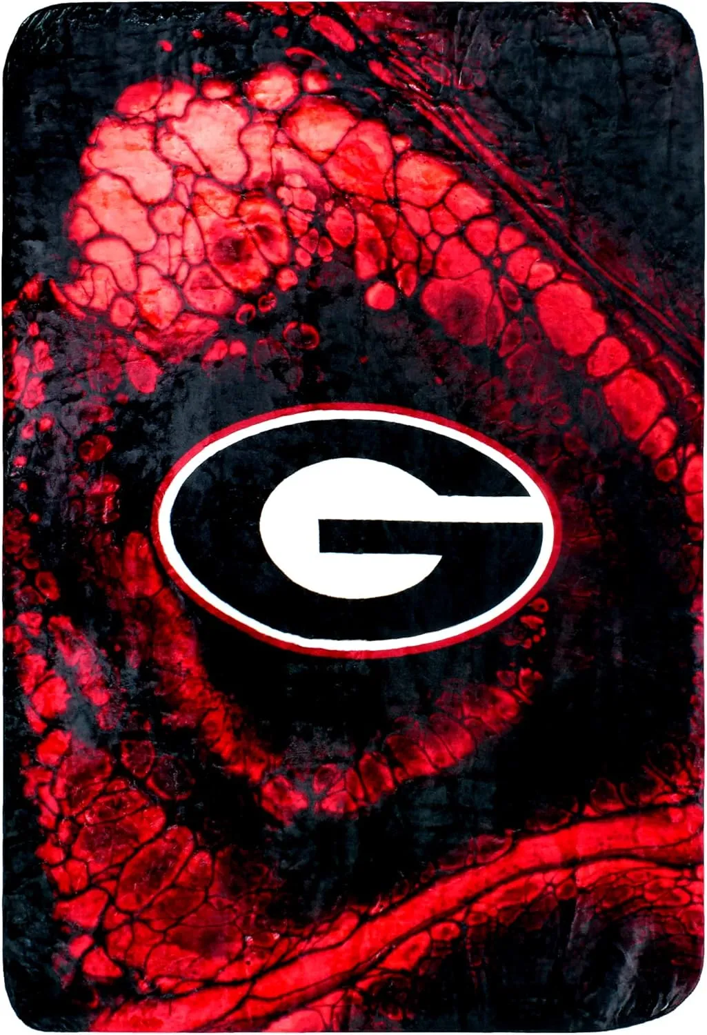 College Covers Everything Comfy Georgia Bulldogs Color Swept Soft Throw Blanket, 30" x 40"