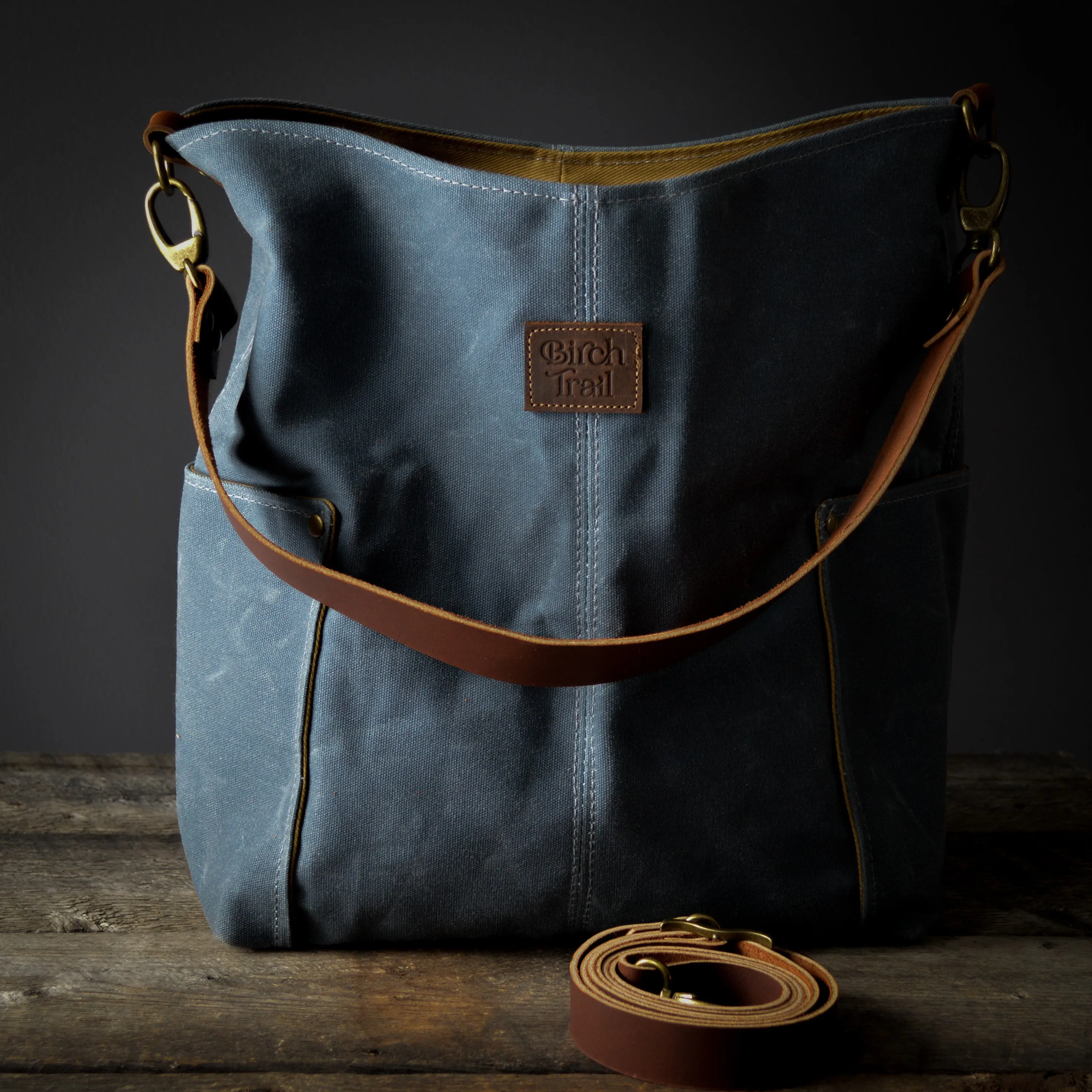 Compass Bag - Blue Slate