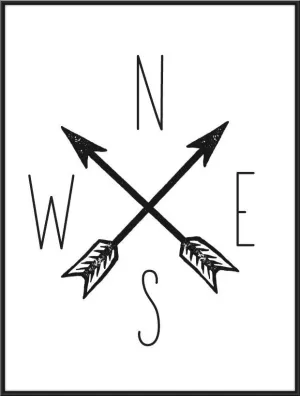 Compass print