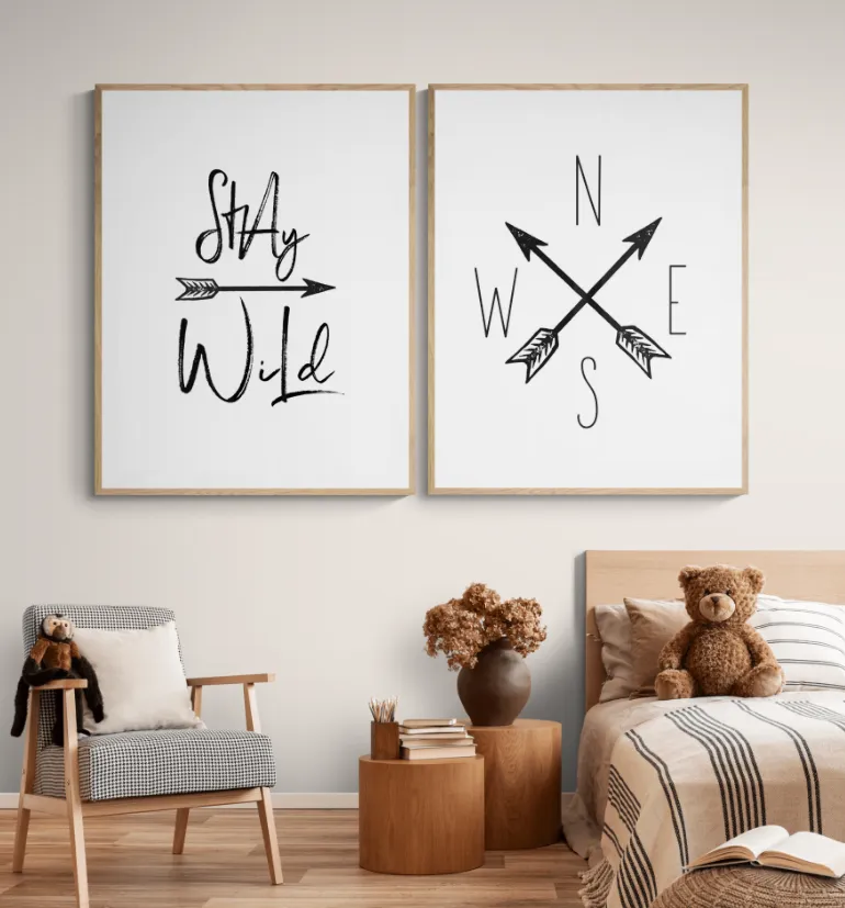 Compass print