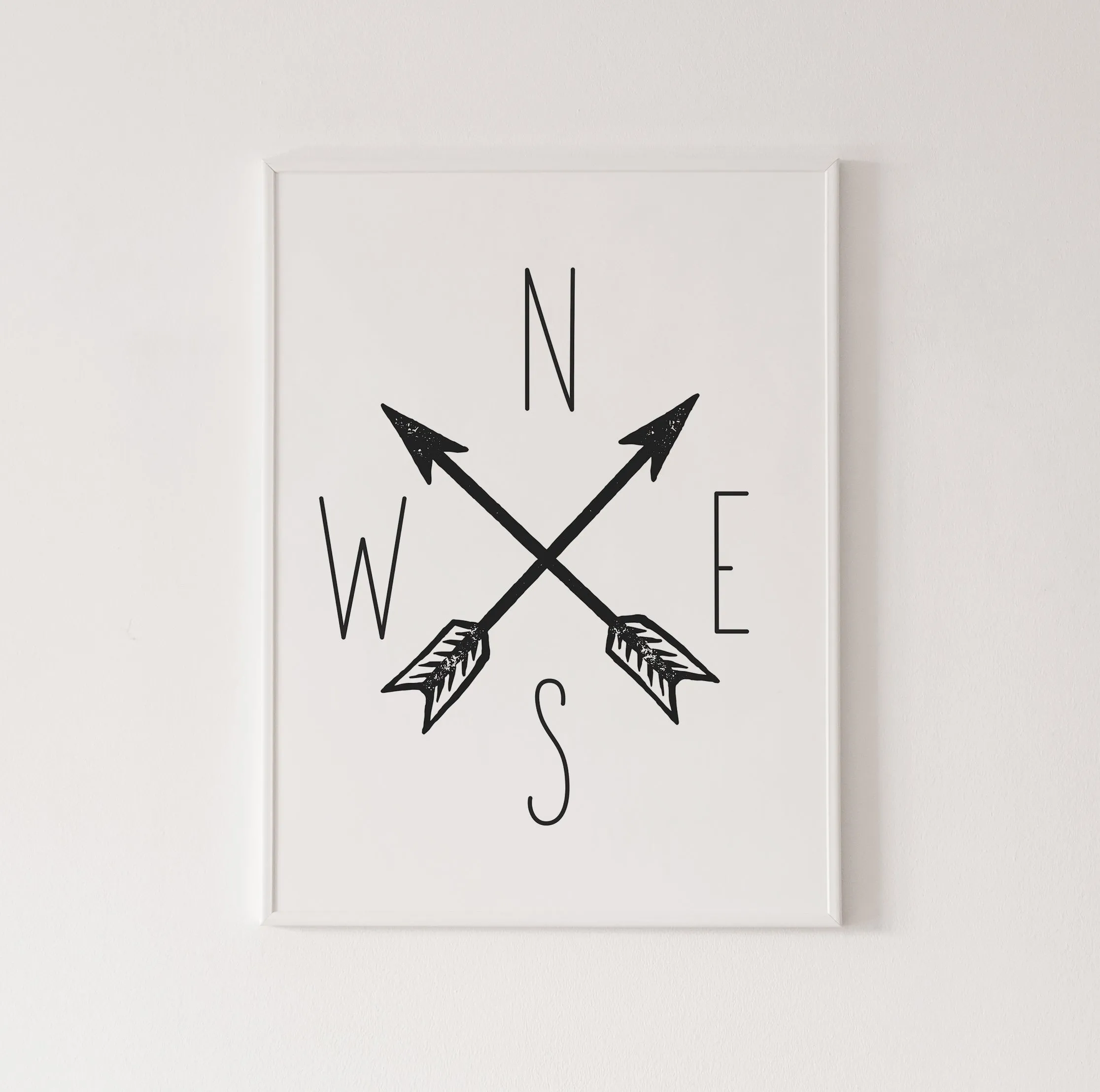 Compass print