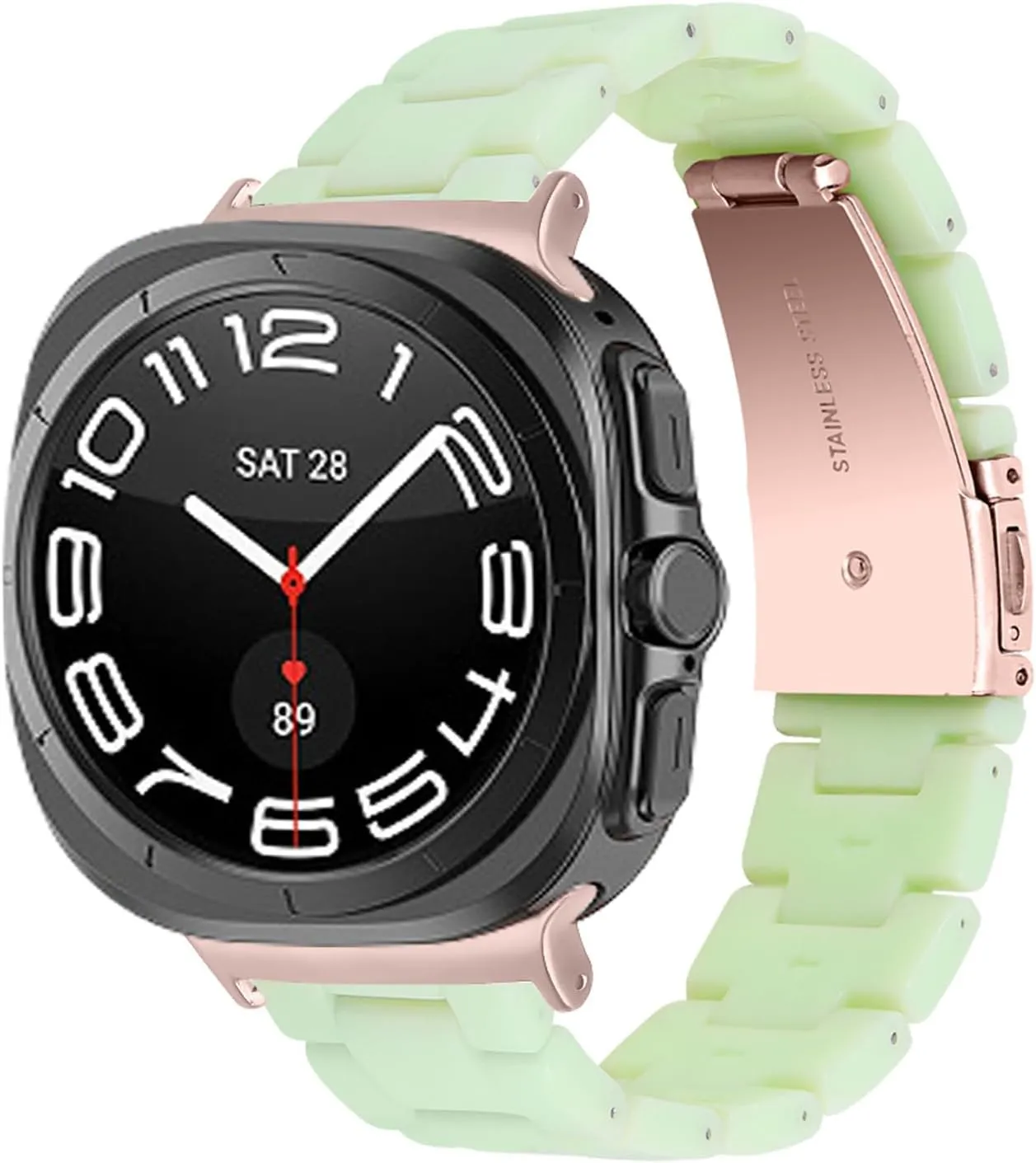 Compatible With Samsung Galaxy Watch 7 Ultra 47MM Watchband,5.5"-7.87" Adjustable Sport Bracelet Lightweight Replacement Band For Galaxy Watch 7 Ultra 47MM
