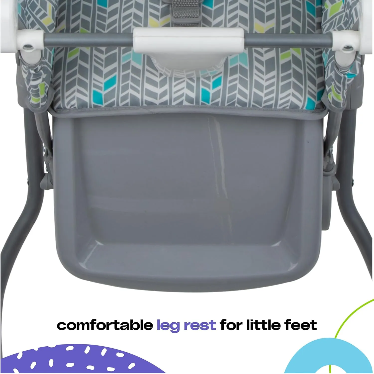Cosco Kids Simple Fold Highchair for Baby, Simple Foldable High Chair, Convenient, Lightweight, and Compact Design, Comet