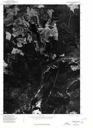 Cougar SE WA topo map, 1:24000 Scale, 7.5 X 7.5 Minute, Historical, 1975, Updated 1980, 26.9 x 22.1 in