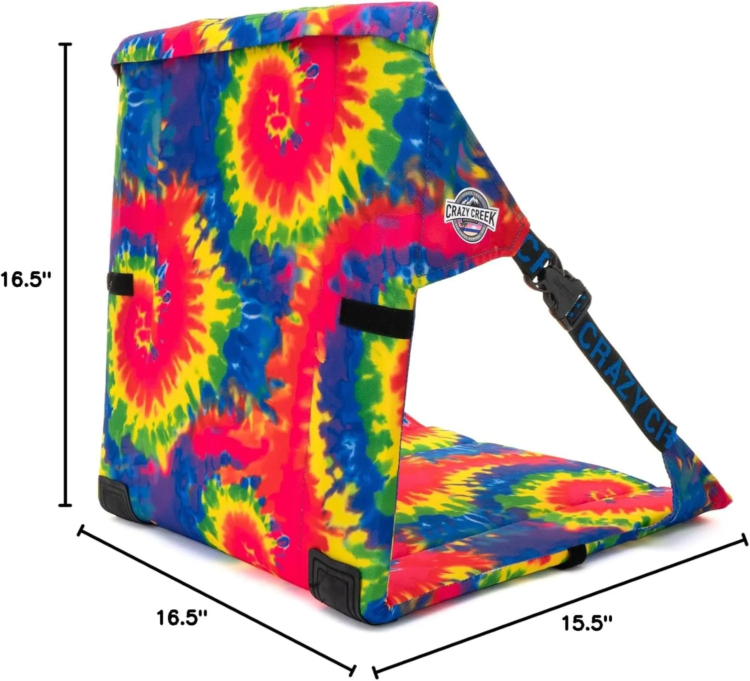 Crazy Creek Original Chair Perfect for Stadium Seats, Camping, Hiking & More, Comfort on All Terrains, Adjustable Straps, Lightweight Design, Water-Resistant