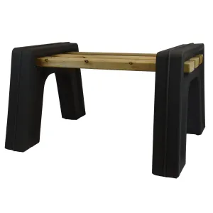 Custom Length Lightweight Backless Bench Ends