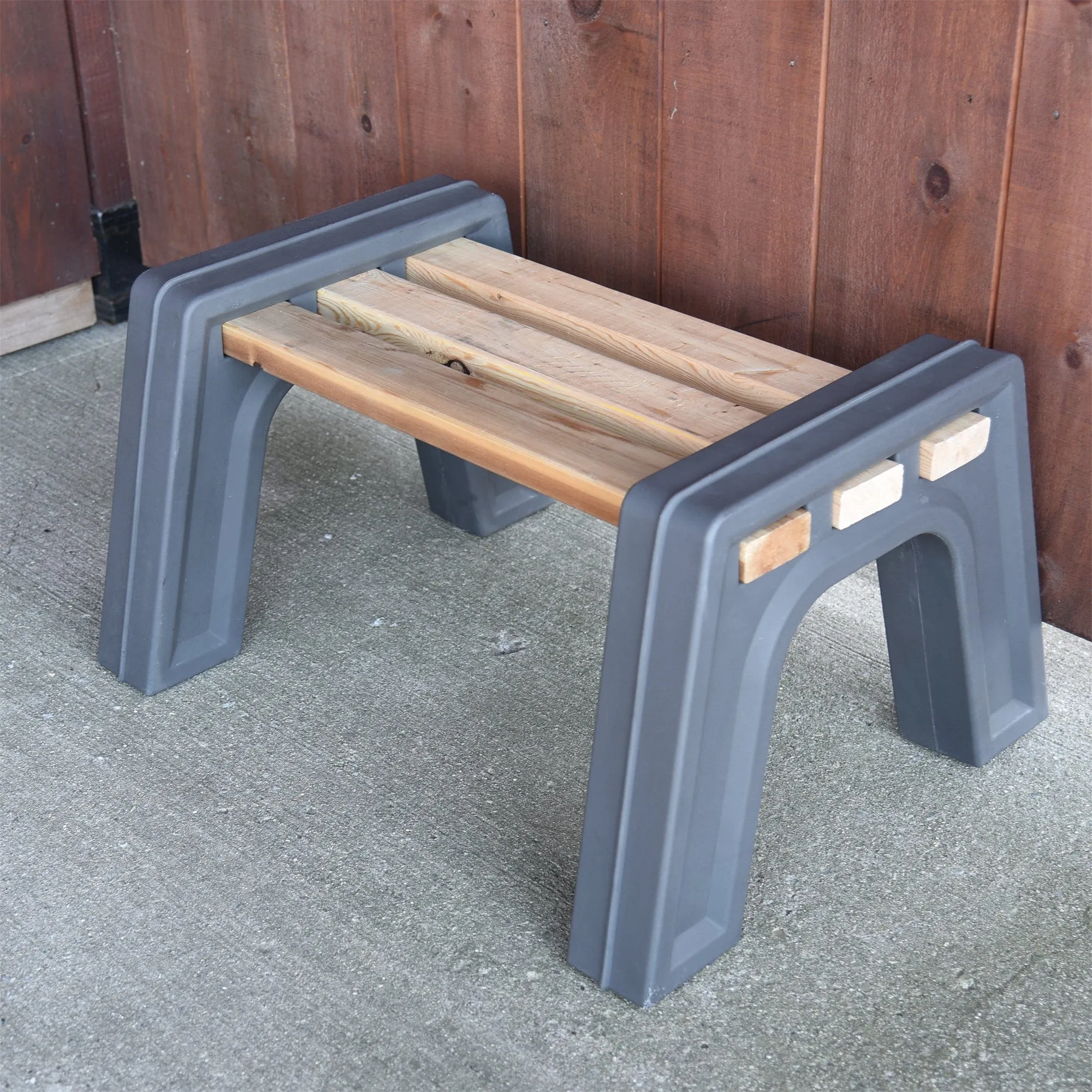 Custom Length Lightweight Backless Bench Ends