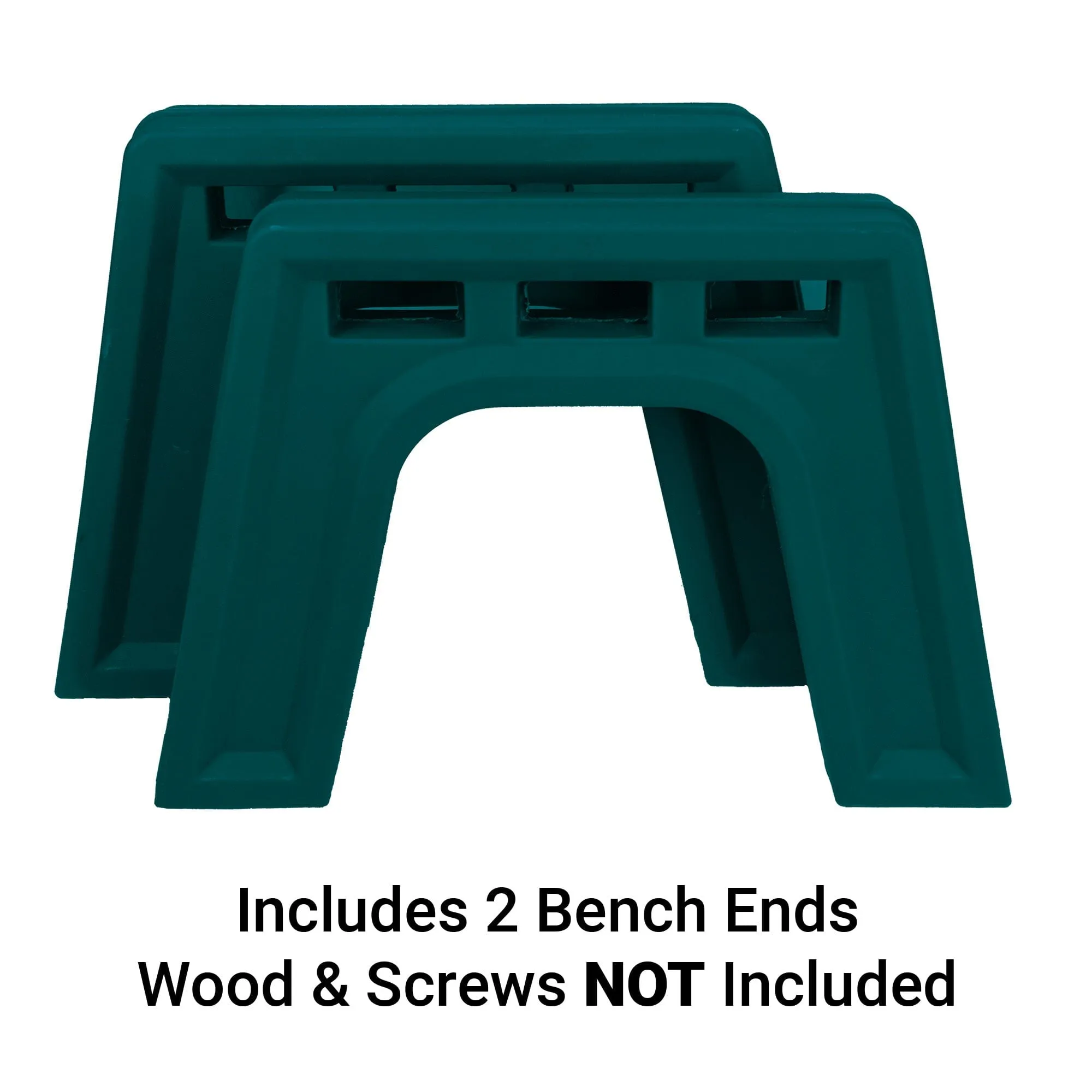 Custom Length Lightweight Backless Bench Ends