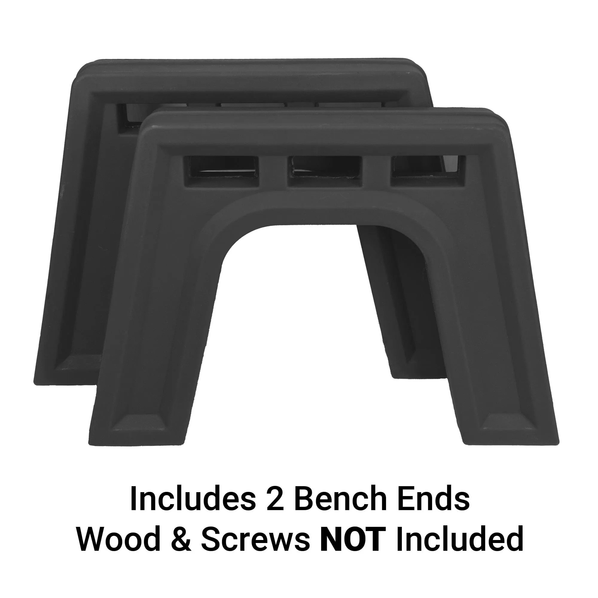 Custom Length Lightweight Backless Bench Ends