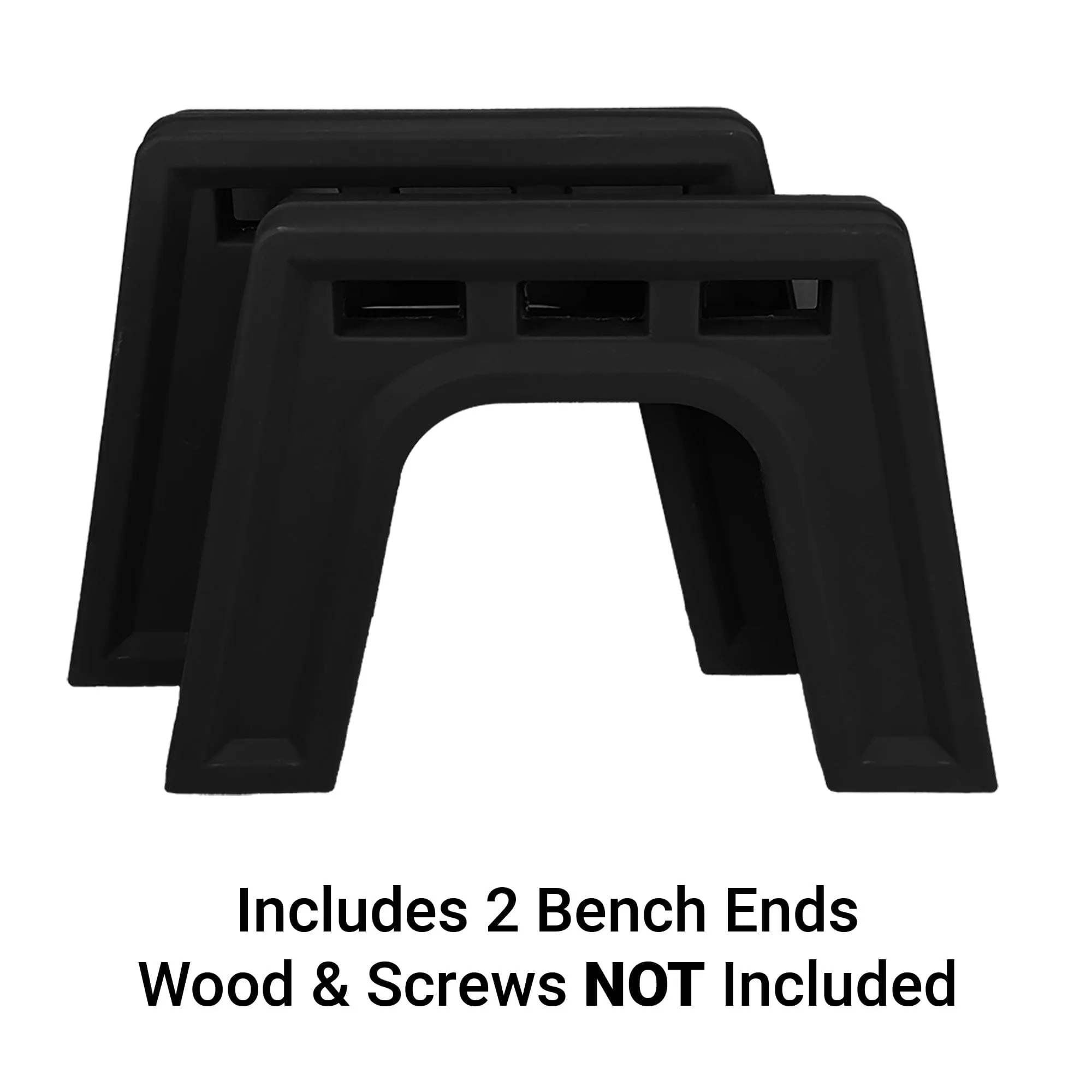 Custom Length Lightweight Backless Bench Ends