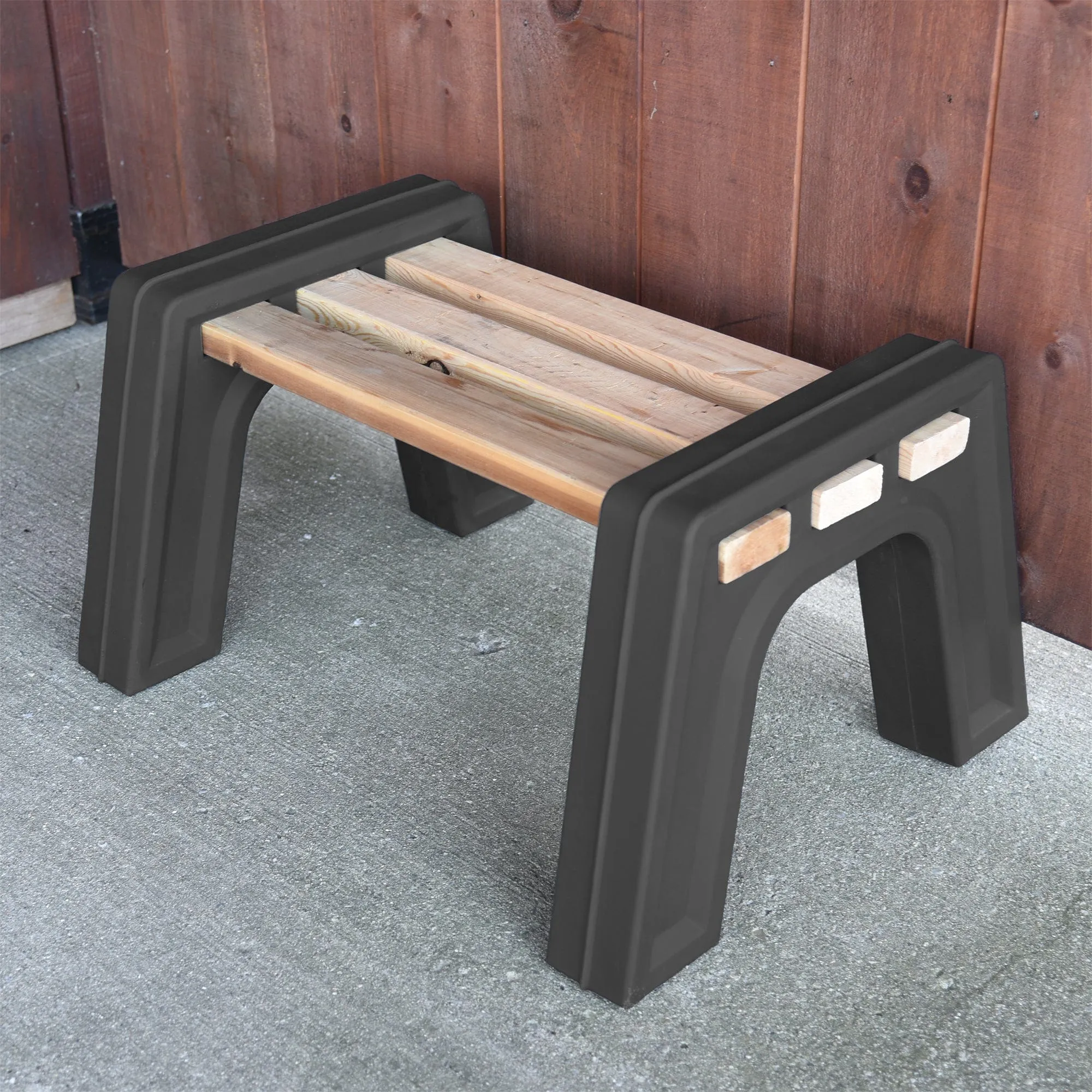 Custom Length Lightweight Backless Bench Ends