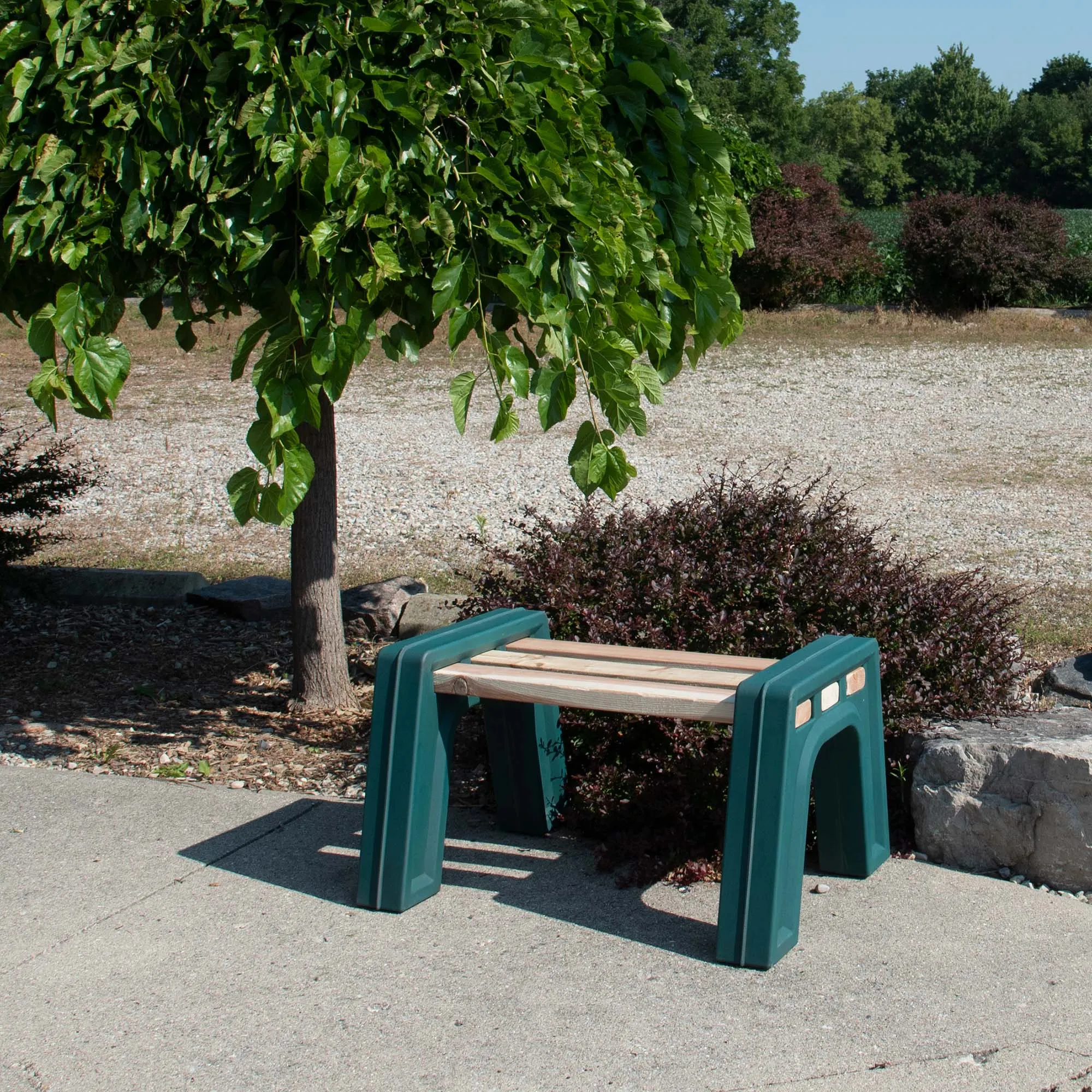 Custom Length Lightweight Backless Bench Ends