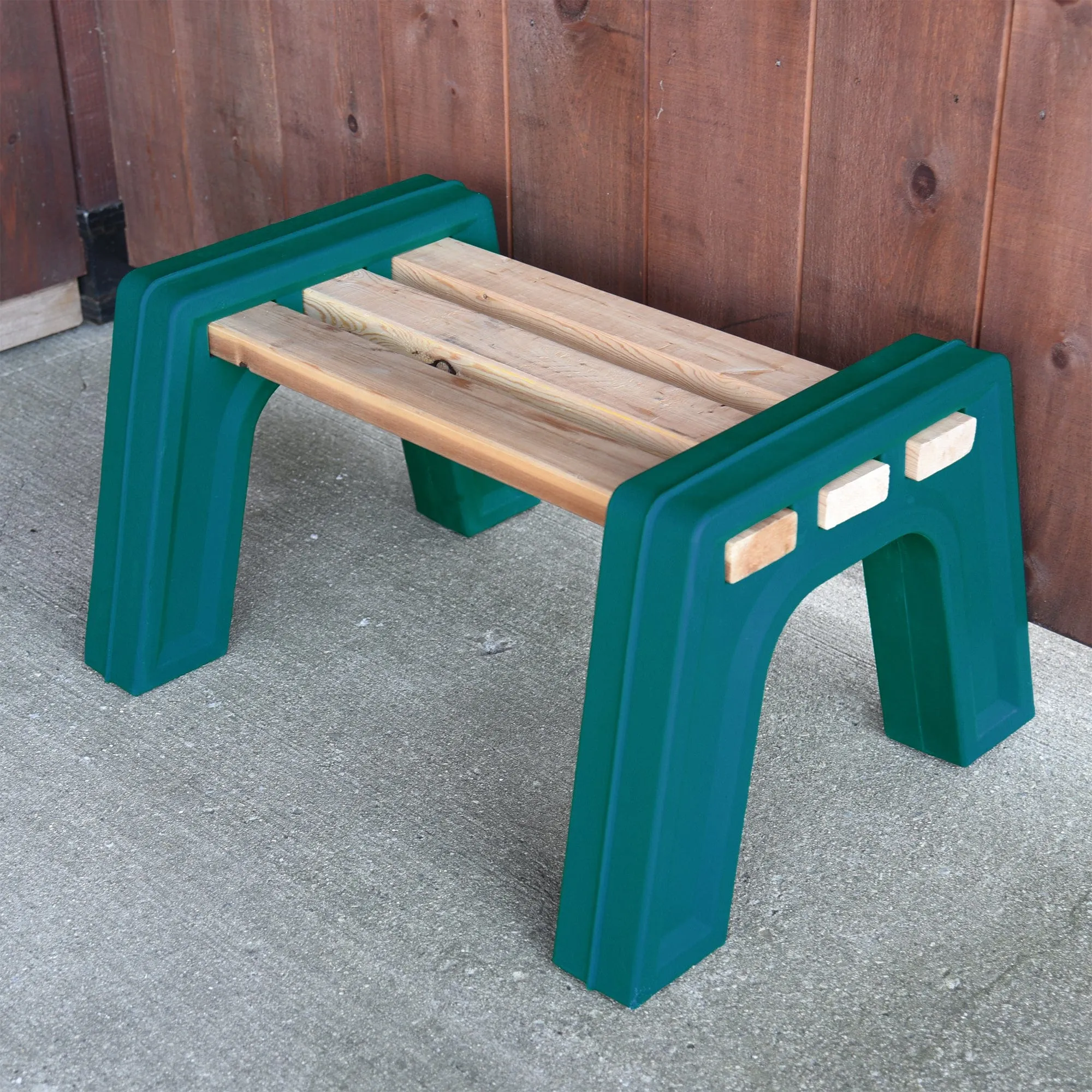 Custom Length Lightweight Backless Bench Ends