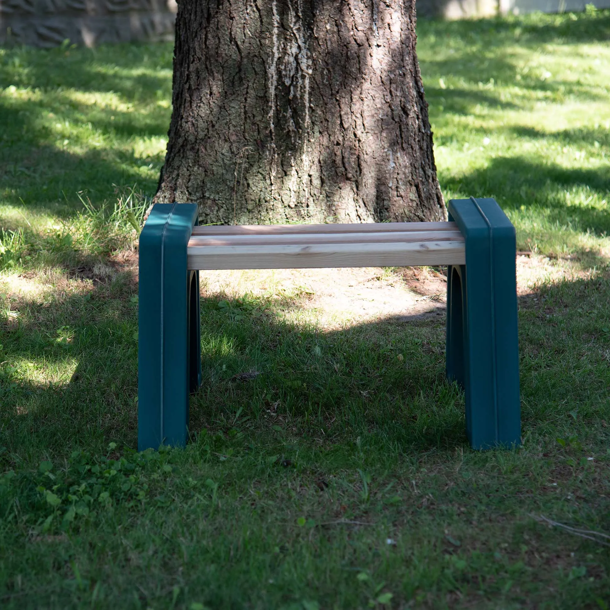 Custom Length Lightweight Backless Bench Ends