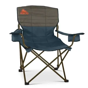 Deluxe Lounge Chair – Folding Outdoor Camp Chair, Insulated Cupholders