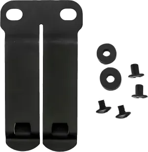 Discreet Carry Concepts DCC Monoblock Clip - Holster Sheath Belt Clip Clasp - Customized Fit Concealed Carry Holster - Dark Matte Grey Metal Mounting Hardware