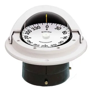 F-82W Voyager Compass - Flush Mount - White