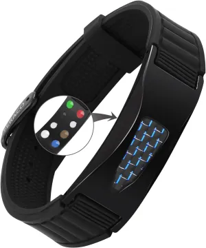 Feraco Silicone Power Balance Bracelets for Men Women, 7 in 1 Magnetic Sports Bracelets with Powerful Magnets, Waterproof & Adjustable Health Wristband