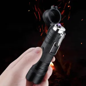 Flashlight cigarette lighter