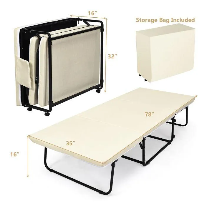 Folding 6-Position Sleeper Lounge Chair