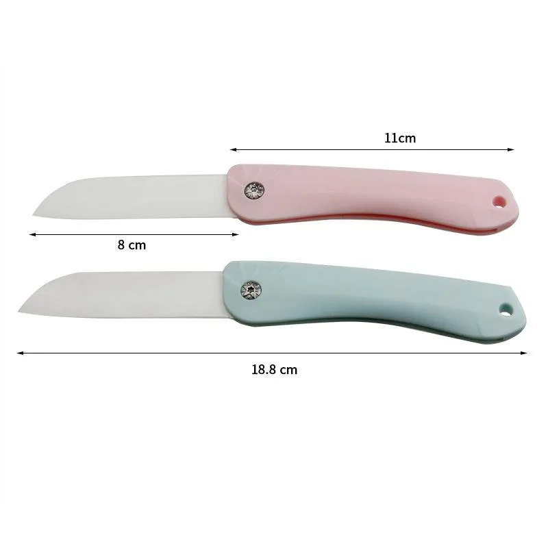 Folding Ceramic Knife, Paring Knife, Fruit Knife