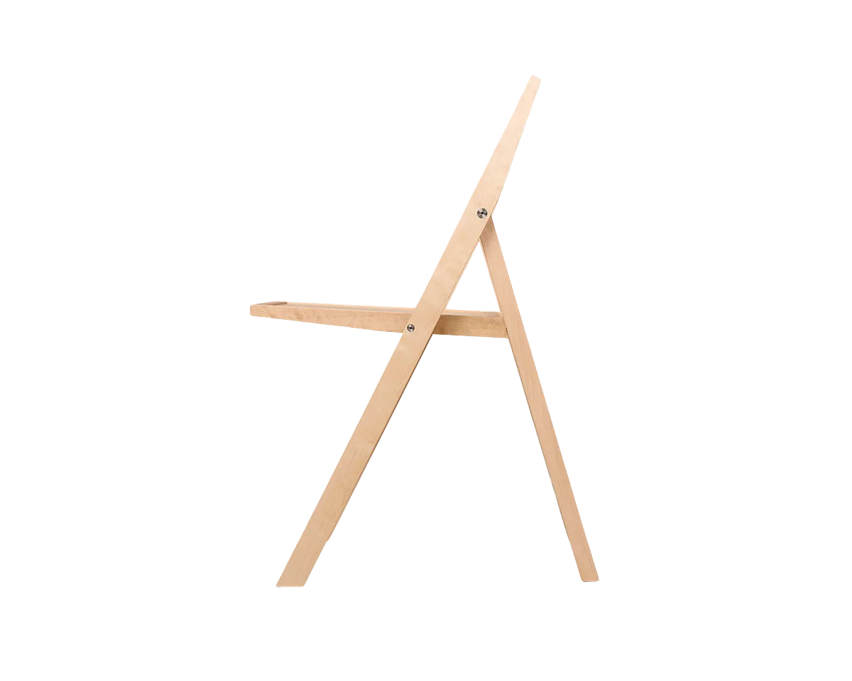 Folding Flat Chair | Natural Birch