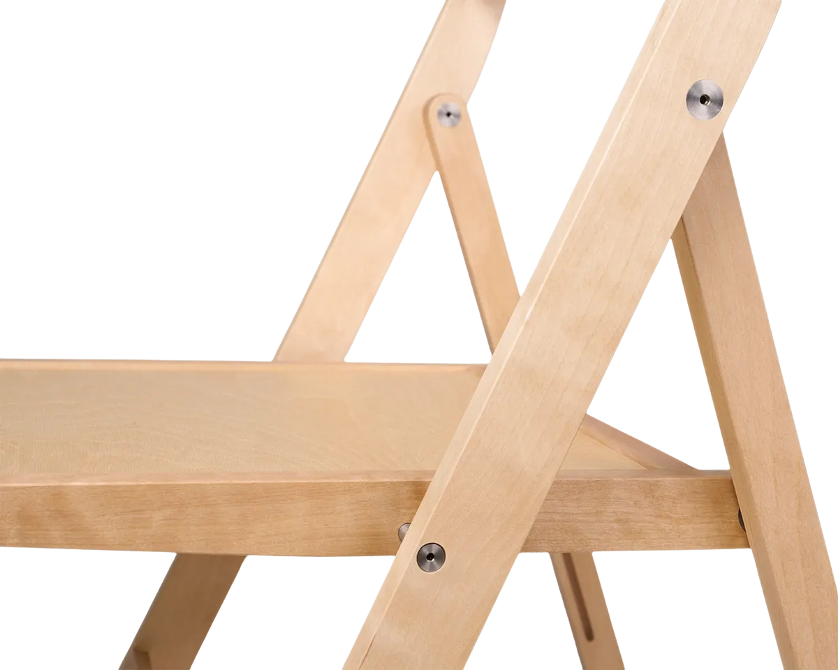 Folding Flat Chair | Natural Birch