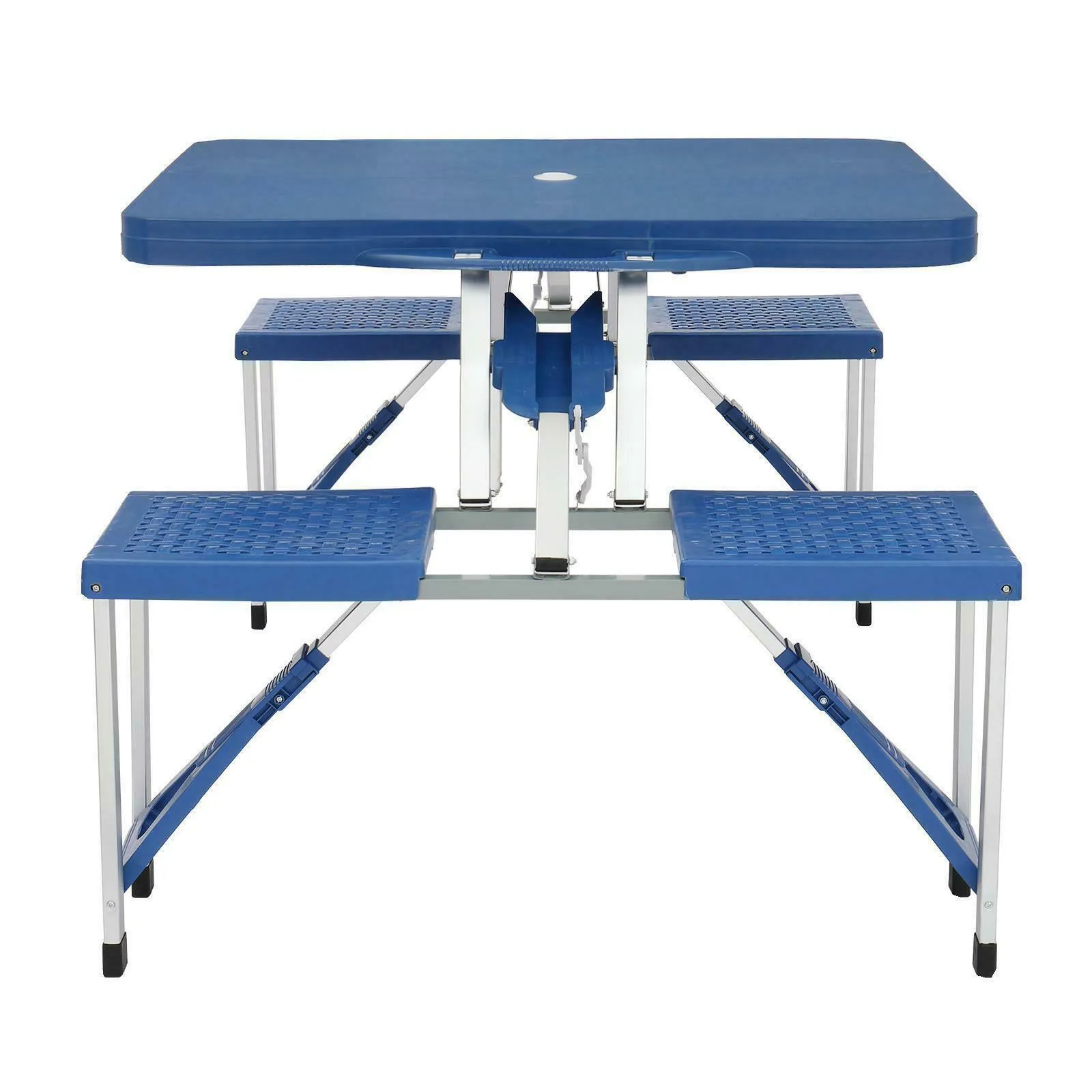 Folding Picnic Table - Portable Set with Seats for Outdoors & Camping