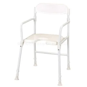 Folding Shower Chair with Cut Away Front