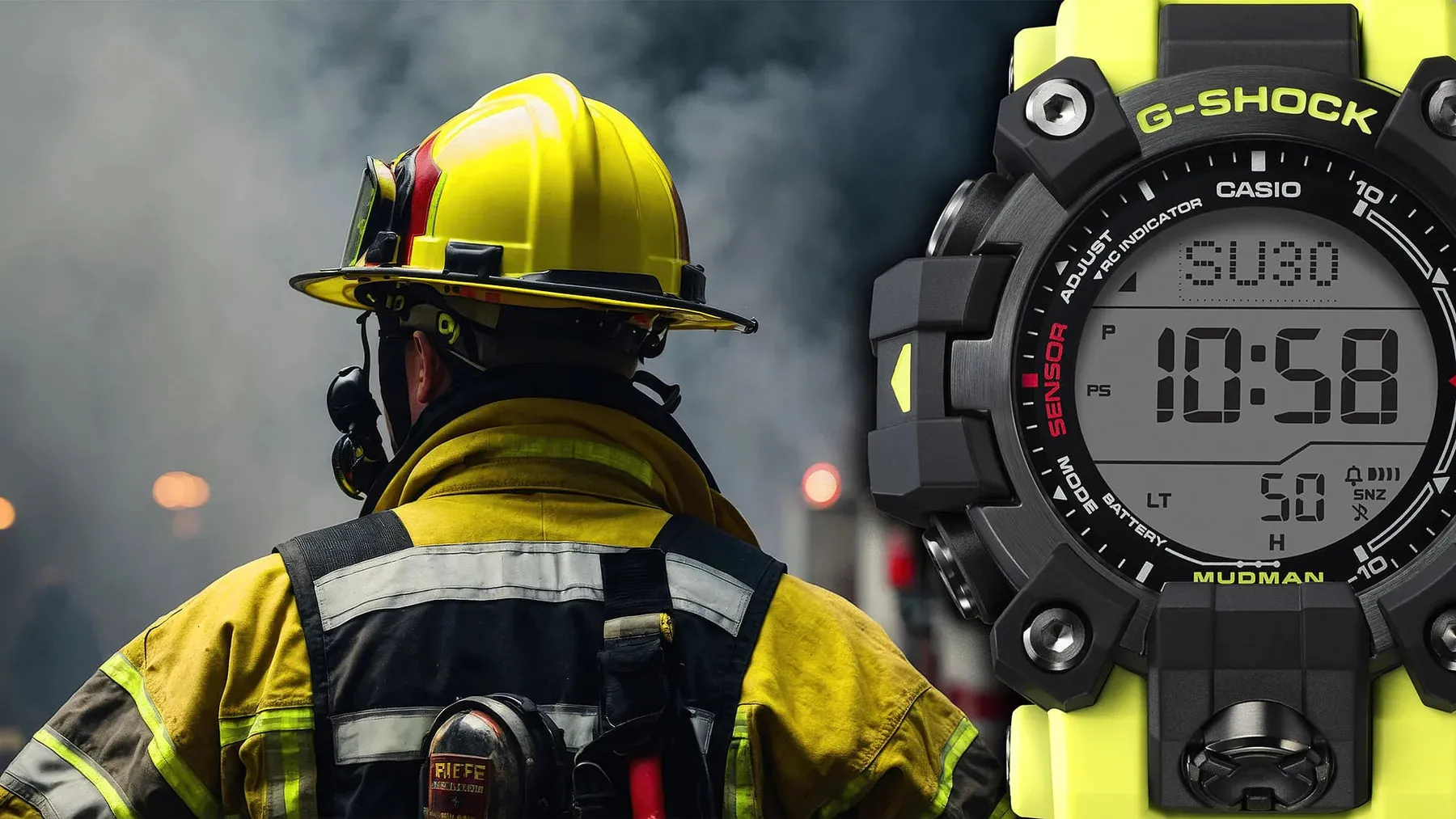 G-Shock Mudman Rescue Yellow Series GW9500MRY-1A9