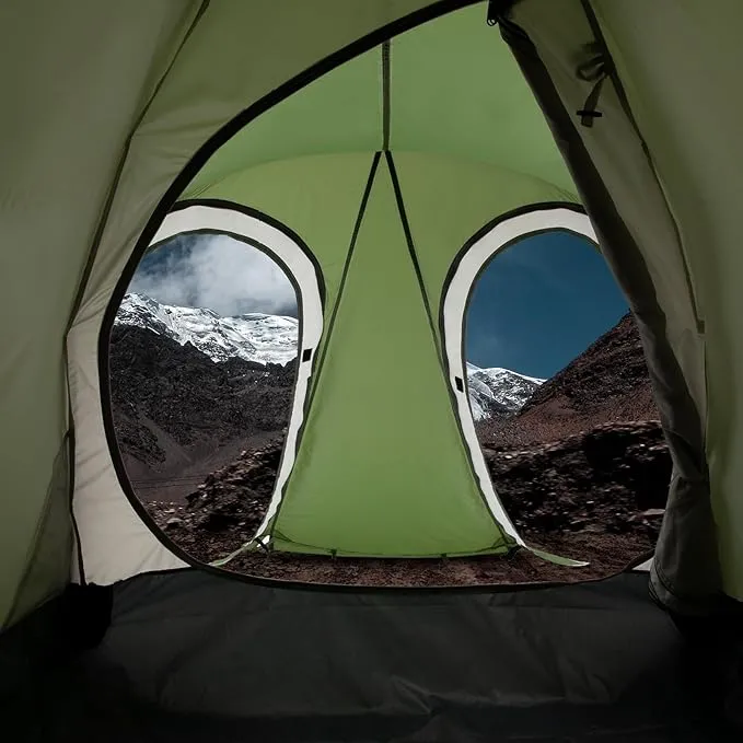Geertop Portable 2 Person 4 Season Tent Waterproof Backpacking Tent Double Layer All Weather for Camping Hiking Travel Climbing Mountaineering - Easy Set Up