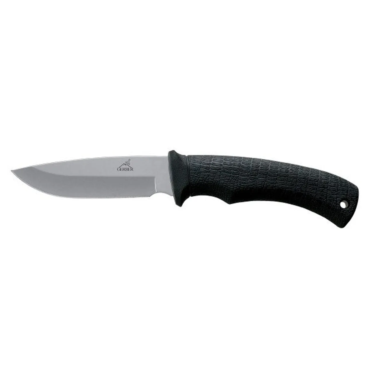 Gerber Gator Fixed Drop Point Fine Edge Knife With Ballistic Nylon Sheath
