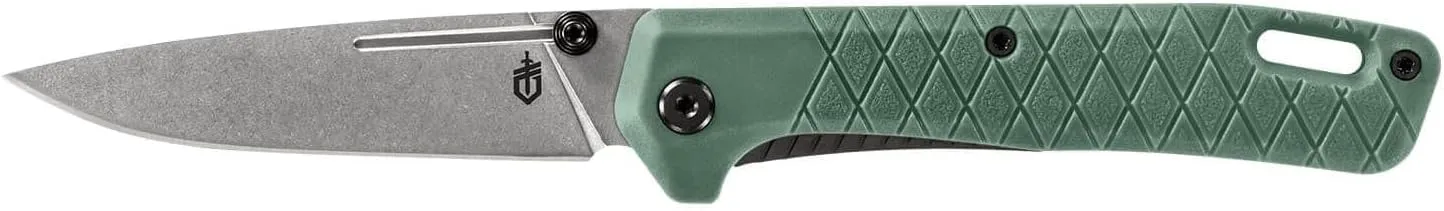 Gerber Gear Zilch Pocket Knife with 3.1" Plain Edge Blade, Folding Knife with Clip, Lightweight, EDC Gear and Equipment, Baltic Haze