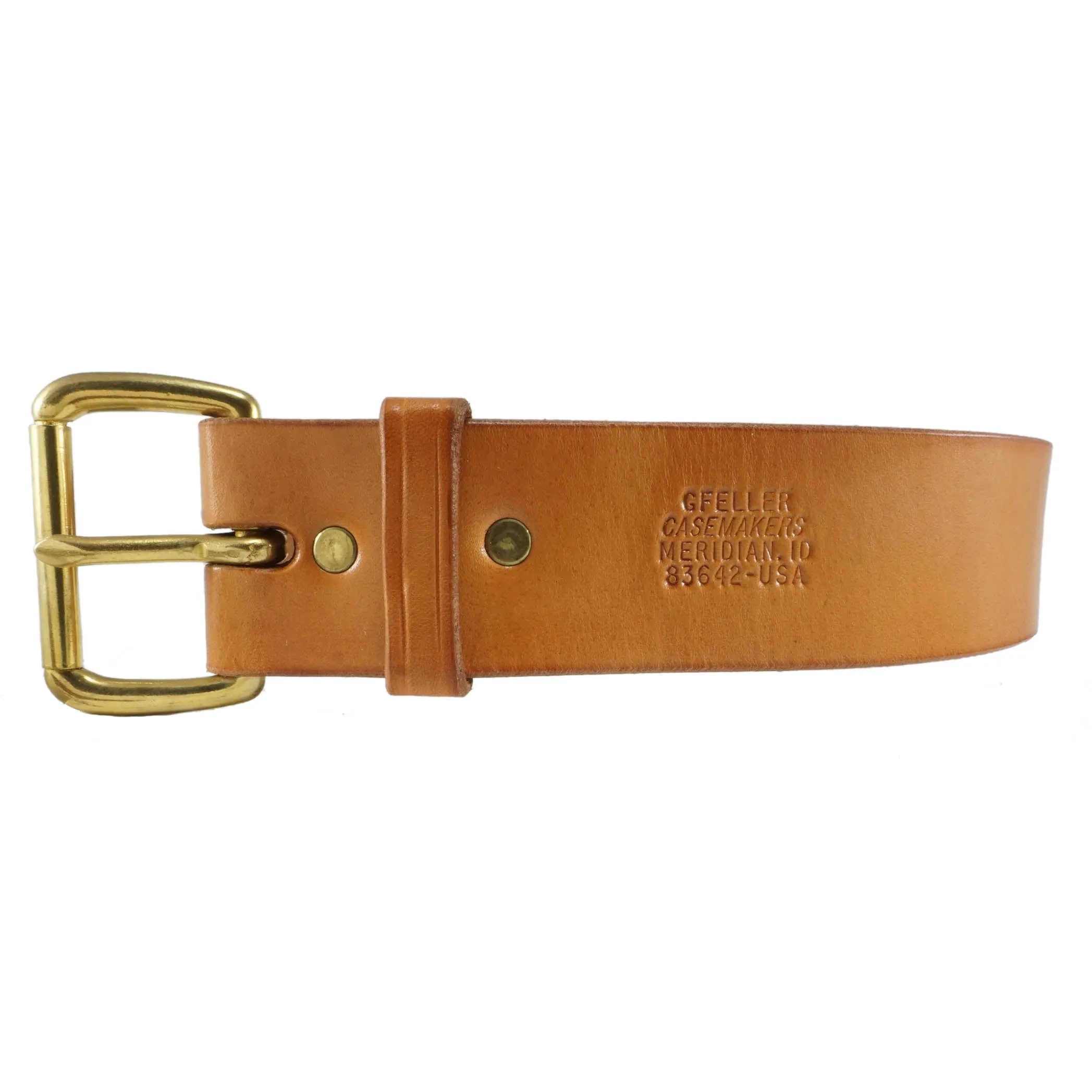 Gfeller Leather Non-Magnetic Belts